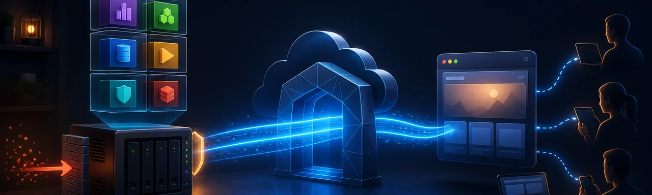Como o cloudflared Tunnel publica aplicações em containers usando servidores próprios, sem abrir portas de entrada nem contratar uma VPS para cada serviço. /2025/09/27/cloudflared-tunnel/featured-image-preview.webp